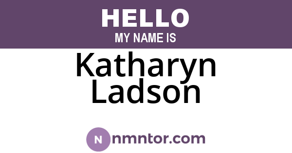 Katharyn Ladson