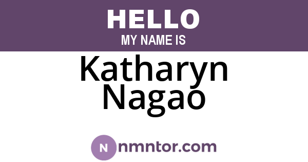 Katharyn Nagao