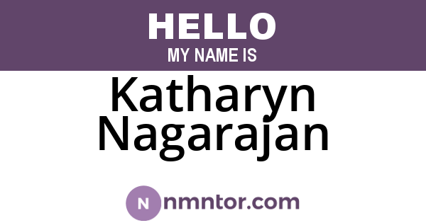 Katharyn Nagarajan