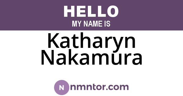 Katharyn Nakamura