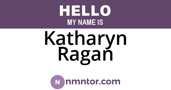 Katharyn Ragan