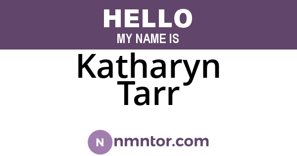 Katharyn Tarr