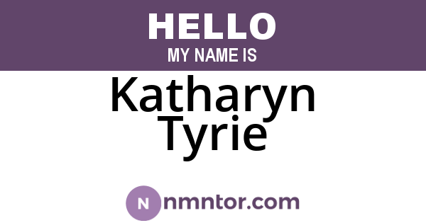 Katharyn Tyrie