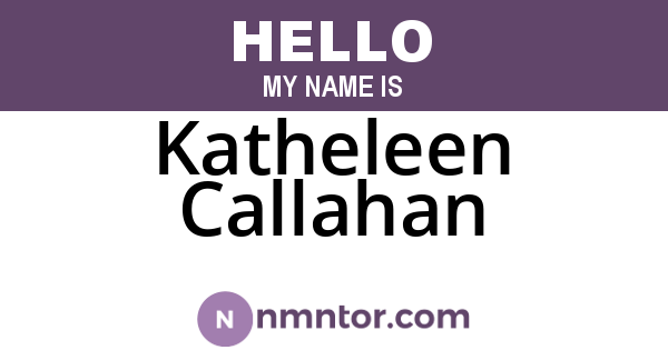 Katheleen Callahan
