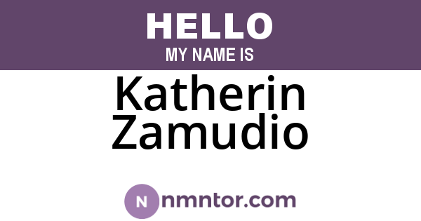 Katherin Zamudio