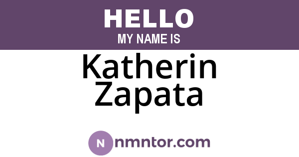 Katherin Zapata