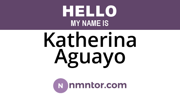 Katherina Aguayo