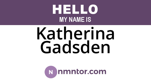 Katherina Gadsden