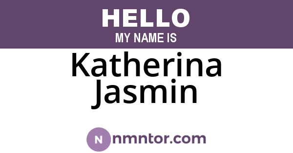 Katherina Jasmin