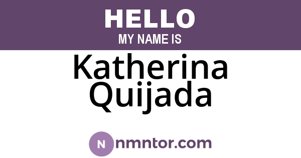 Katherina Quijada