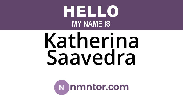 Katherina Saavedra