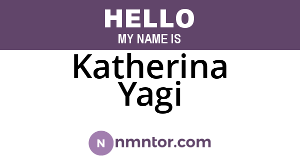 Katherina Yagi
