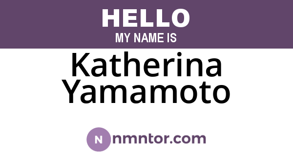 Katherina Yamamoto