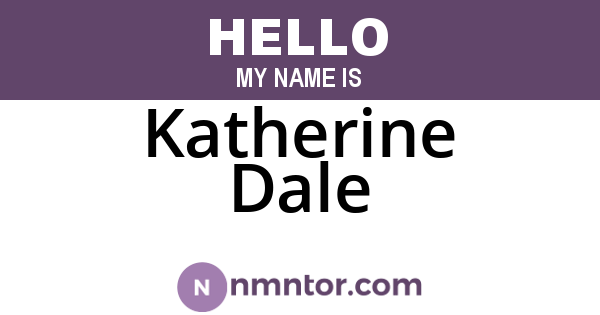 Katherine Dale