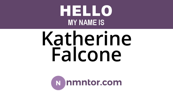 Katherine Falcone