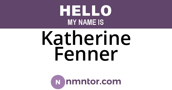 Katherine Fenner