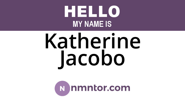 Katherine Jacobo