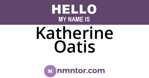 Katherine Oatis