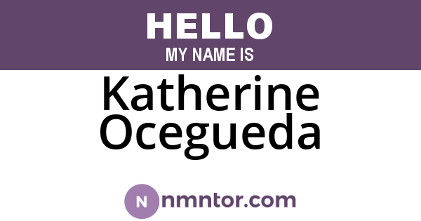 Katherine Ocegueda