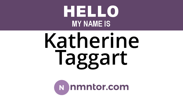 Katherine Taggart