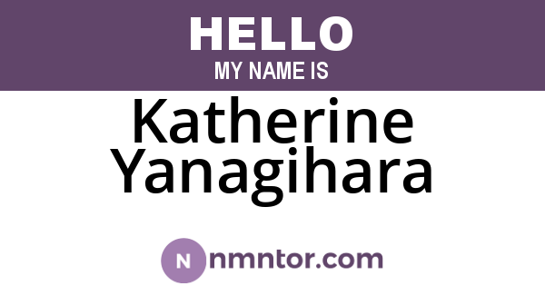 Katherine Yanagihara