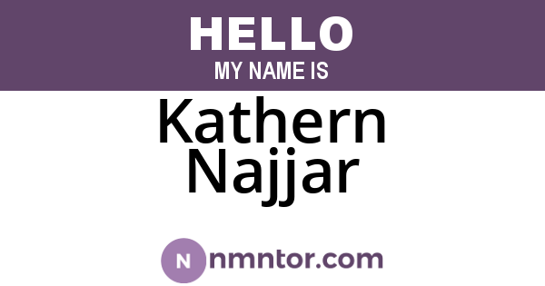 Kathern Najjar