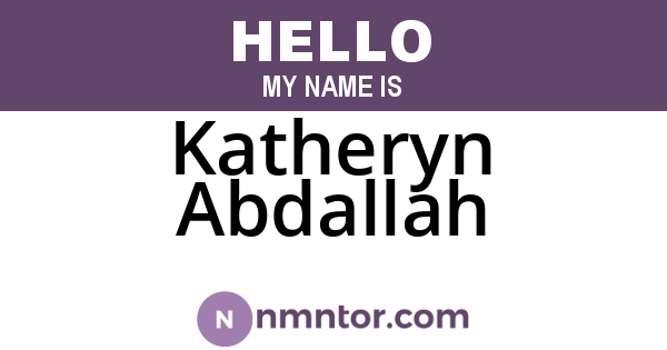 Katheryn Abdallah