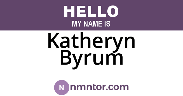 Katheryn Byrum