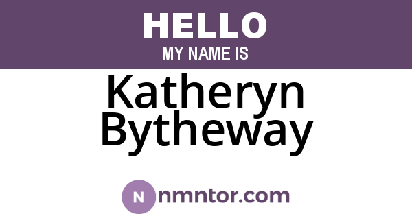 Katheryn Bytheway