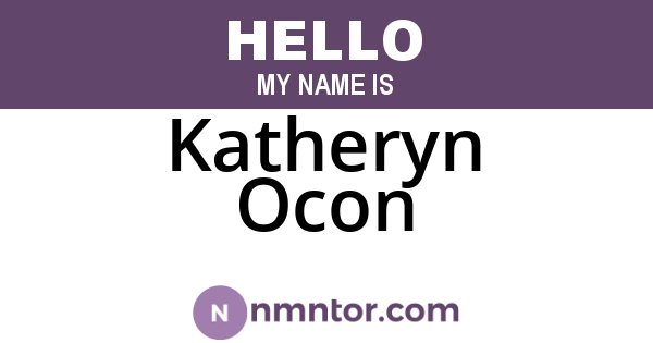 Katheryn Ocon