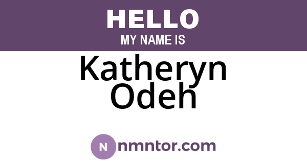 Katheryn Odeh