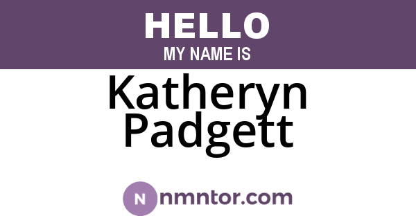 Katheryn Padgett