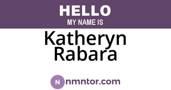 Katheryn Rabara