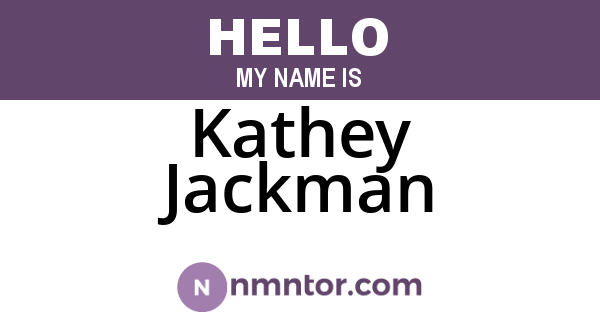 Kathey Jackman