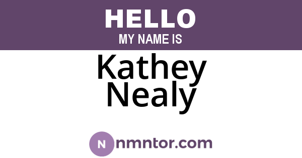 Kathey Nealy