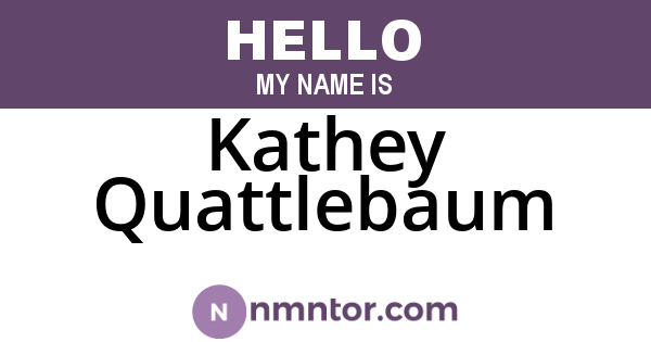 Kathey Quattlebaum
