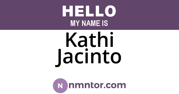 Kathi Jacinto