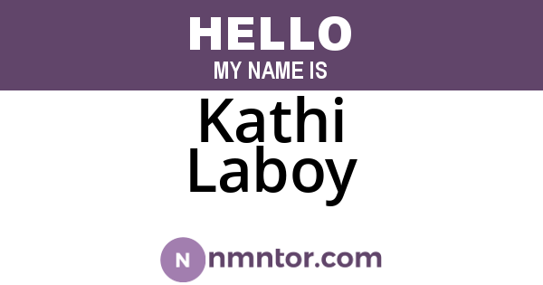 Kathi Laboy