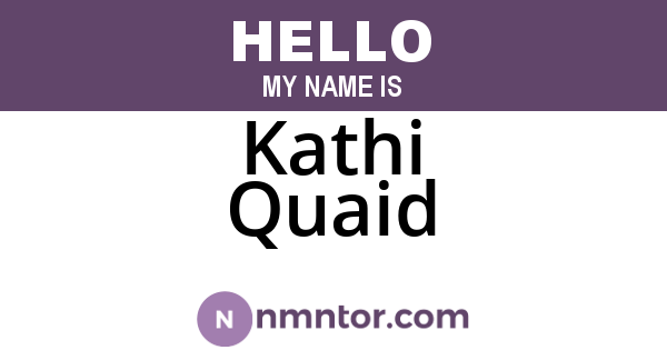 Kathi Quaid