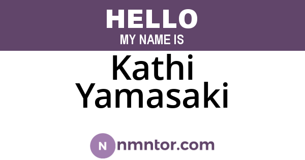 Kathi Yamasaki