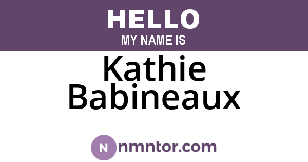Kathie Babineaux