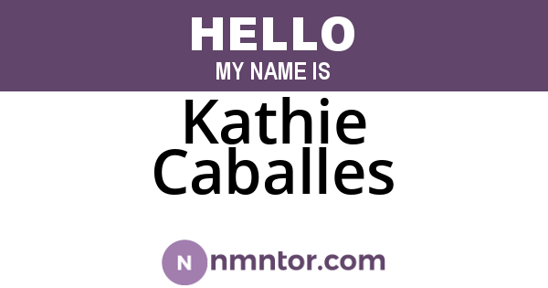 Kathie Caballes