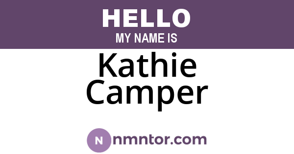 Kathie Camper