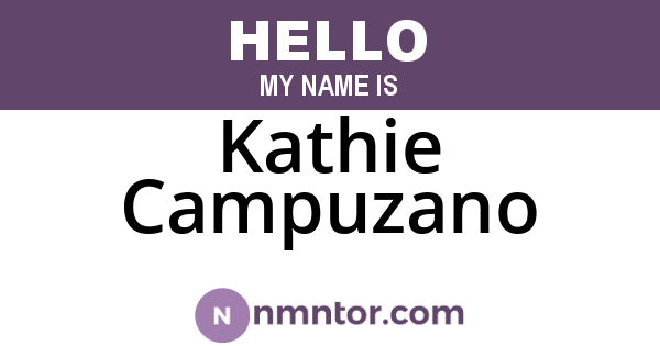 Kathie Campuzano