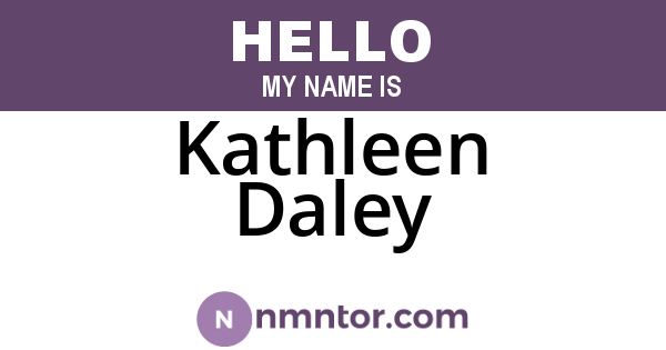 Kathleen Daley
