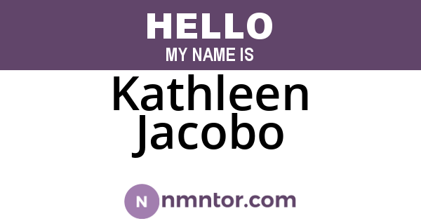 Kathleen Jacobo