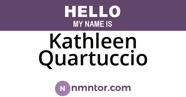 Kathleen Quartuccio