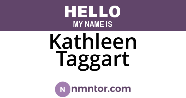 Kathleen Taggart