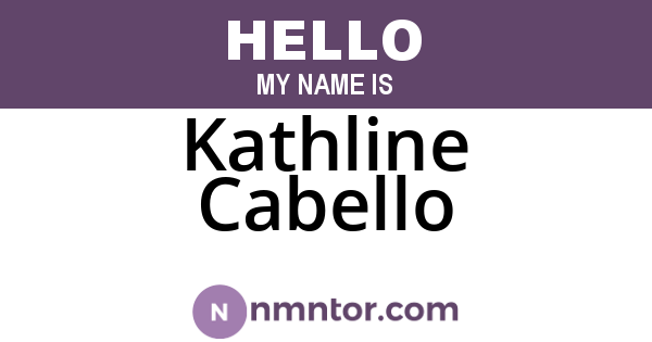 Kathline Cabello
