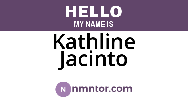 Kathline Jacinto
